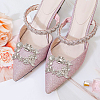 4Pcs 2 Colors Glass Rhinestone Shoe Decoration FIND-GO0002-28-7