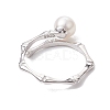 Round Natural Pearl Finger Rings RJEW-P113-11P-3