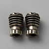 Brass EDC European Beads KK-WH0081-63AB-1