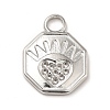 Tarnish Resistant Ion Plating(IP) 304 Stainless Steel Pendant Rhinestone Settings STAS-P312-06P-1