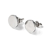 304 Stainless Steel Stud Earrings EJEW-L309-01C-P-4