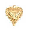 304 Stainless Steel Pendant Rhinestone Settings STAS-K322-06G-1