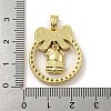 Christmas Brass Micro Pave Cubic Zirconia Pendant KK-H468-01D-02G-3