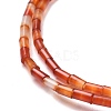 Natural Red Agate Beads Strands G-M389-01-3
