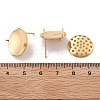 Brass Studs Earring Findings KK-K382-16C-G-3