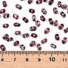 Picasso Spray Painted Glass Seed Beads SEED-T006-04-21-4