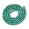 Opaque Solid Color Imitation Jade Glass Beads Strands EGLA-A044-P4mm-D31-3