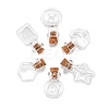 12Pcs 6 Styles Glass Bottle for Bead Containers BOTT-FS0001-05-3