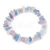 3Pcs 3 Style Natural & Synthetic Mixed Stone Chips Beaded Stretch Bracelets Set BJEW-TA00460-3