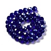 Electroplate Transparent Glass Beads Strands EGLA-A035-T10mm-A06-2