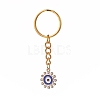 Evil Eye Enamel Rhinestone Keychain KEYC-JKC00464-2