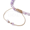 4Pcs 4 Colors Evil Eye Lampwork & Glass Seed Braided Bead Bracelets Set BJEW-JB09706-S-5