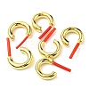 Brass Stud Earrings EJEW-F244-02G-3