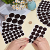 198Pcs 3 Styles Round Felt Furniture Pads AJEW-GF0013-26A-3
