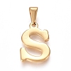 304 Stainless Steel Pendants STAS-F106-95G-S-01-1