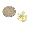 Glass Seed Beaded Flower Pendants PALLOY-MZ01128-03-2