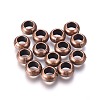 Tibetan Style Rondelle European Beads TIBEB-482-R-NR-1