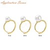 Flower Brass Adjustable Ring Settings LS-KK-G527-01D-G-4