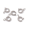Non-Tarnish 201 Stainless Steel Spring Ring Clasps STAS-J401-LD022-8-3