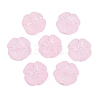 Frosted Transparent Acrylic Beads X1-OACR-P029-19B-05-2