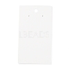 Rectangle Cardboard Earring Display Cards CDIS-P004-13B-2
