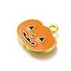 Halloween Theme Alloy Enamel Pendants ENAM-D067-02G-01-2