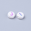 Opaque White Acrylic Beads X-MACR-S273-46-3
