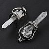 Natural Quartz Crystal Pointed Big Pendants KK-H491-01P-09-2