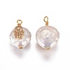 Natural Cultured Freshwater Pearl Pendants PEAR-I005-13-3