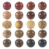 200Pcs 20 Styles Wood Beads WOOD-TA0001-79-8