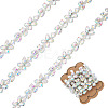 1 Yard Iron Rhinestone Strass Chains FIND-PJ0001-42-2