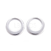 Stainless Steel Ring Charms X-STAS-M037-19S-1