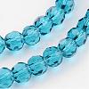 Transparent Glass Bead Strands GLAA-G013-4mm-51-3