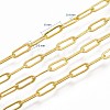 Brass Paperclip Chains CHC-S008-001C-G-6