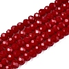 Opaque Solid Color Imitation Jade Glass Beads Strands EGLA-A044-P4mm-D02-1