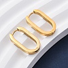 304 Stainless Steel Huggie Hoop Earrings X-STAS-H156-11C-G-2