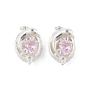 Rack Plating Brass Micro Pave Cubic Zirconia Beads KK-F879-01S-01-1