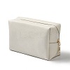 Rectangle PU Leather Cosmetic Storage Zipper Bag AJEW-K039-01A-1