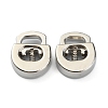 Alloy Spring Cord Locks FIND-WH0110-063P-1