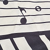 Piano Pattern Linen Tablecloth AJEW-WH0528-69B-3