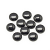 Synthetic Black Stone Cabochons G-R416-6mm-46-1-1