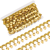 Polyester Lace Ribbon with Plastic Charms Tassel OCOR-WH0078-202A-01-1
