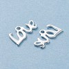 304 Stainless Steel Charms STAS-H436-50S-3