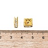 Brass Rhinestone Spacer Beads RSB074NF-01G-2