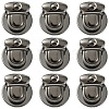 10Pcs Alloy Bag Tuck Lock Clasps FIND-YW0010-92B-1