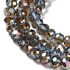 Electroplate Glass Beads Strands EGLA-A034-T4mm-J16-5
