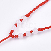 Nylon Cord Necklace Making MAK-T005-07C-02-2