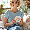 Plastic Imitation Bamboo Cross Stitch Embroidery Hoops TOOL-TADJ0001-03B-8