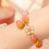 42Pcs 7 Styles Alloy Enamel European Beads ENAM-GO0001-17-6