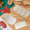 Stainless Steel Pottery Clay Carving Curved Clapper Tool DIY-FG0005-51-5
